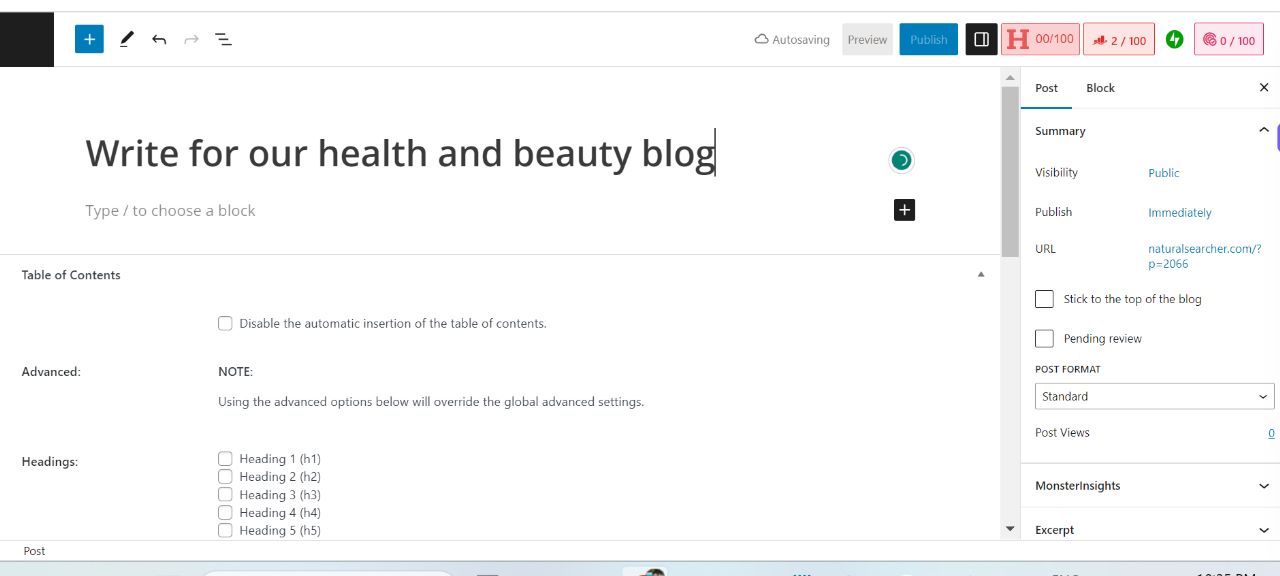 Write for us: health and beauty blog