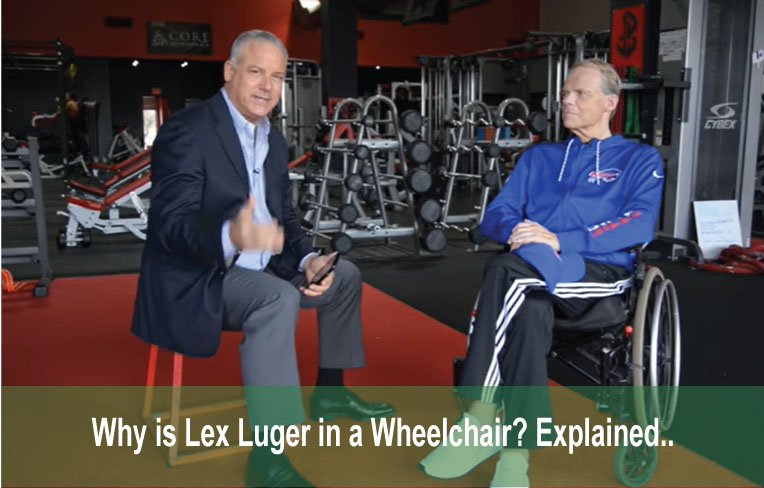 Why is Lex Luger in a Wheelchair?