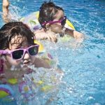 Child in Swimming